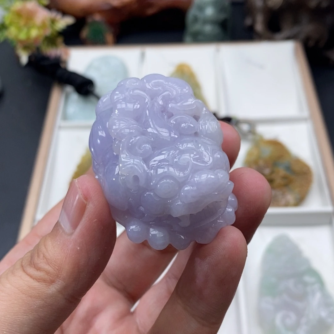 翡翠未镶嵌颈饰S****w缅甸天然翡翠A货