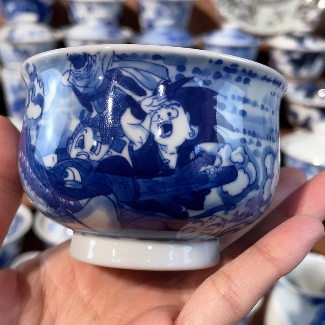 泥艺瓷梦七龙珠炉式杯