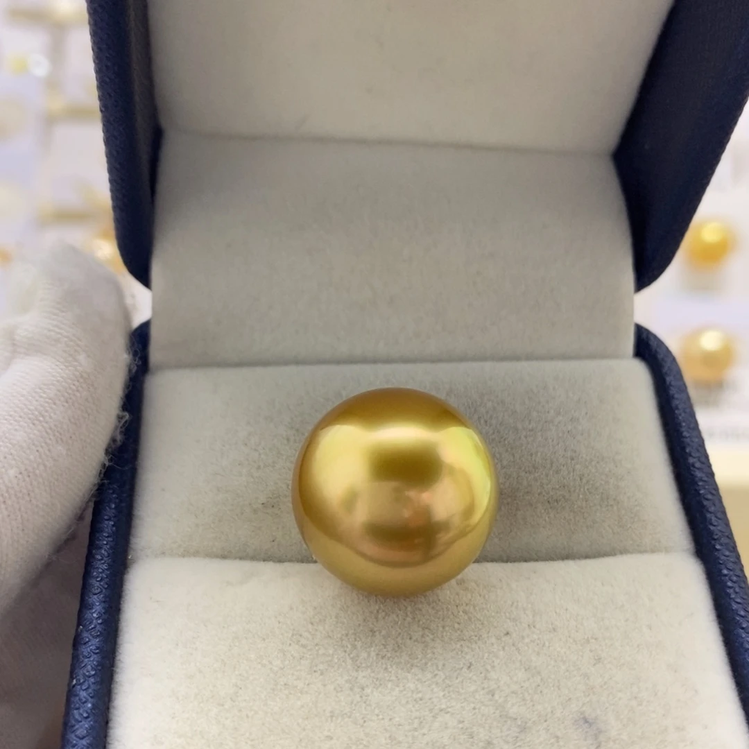 海水珍珠裸珠16.1南洋金珠裸珠
