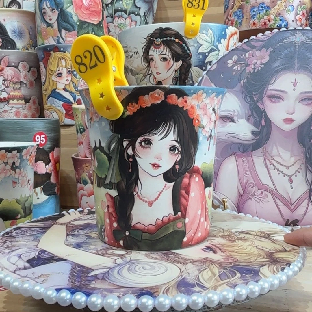 景德镇手绘花盆陶瓷12/12