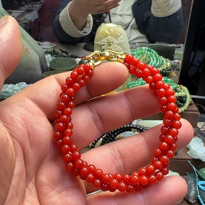 玛瑙/玉髓合金手链