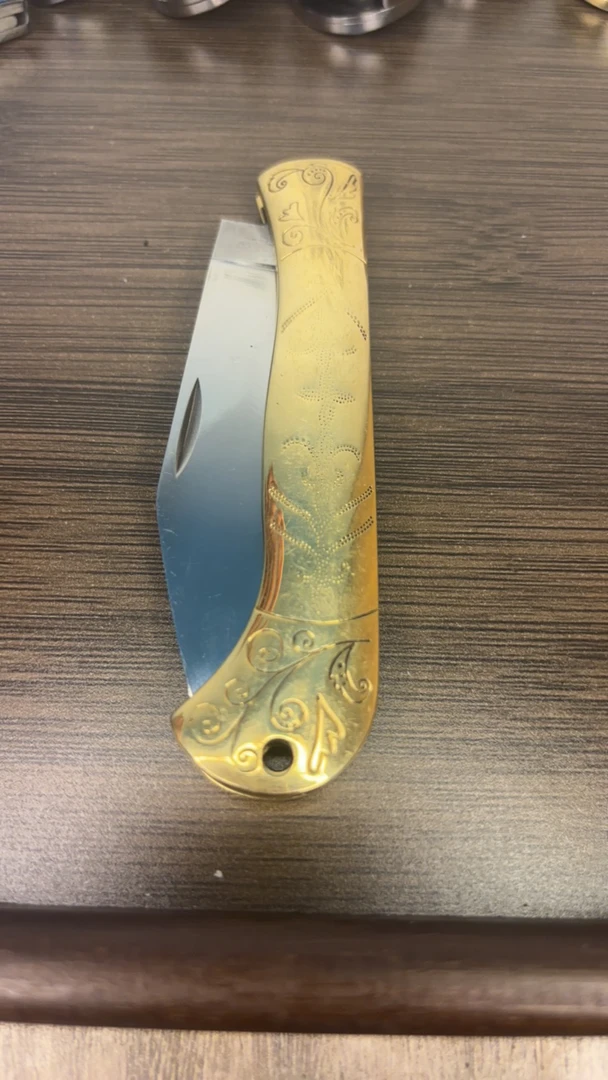 新疆哈萨克族手工折叠刀吃水果吃肉刀送刀套