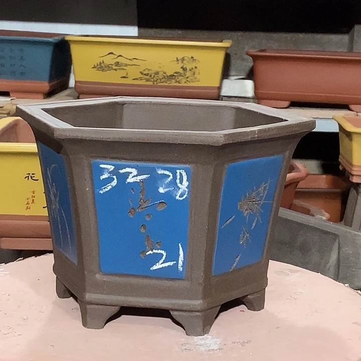 紫砂花盆花盆包邮