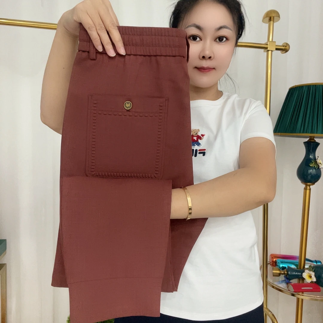 样品2553小脚男士薄款休闲裤