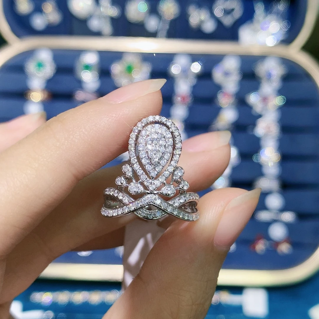 【闪购商品】铂Pt900镶嵌戒指/指环钻石