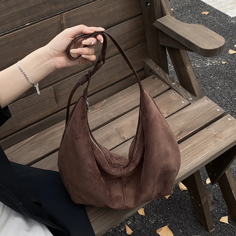 纯色单肩方形通勤风拉链斜挎包简约小众百搭ins韩版复古大容量