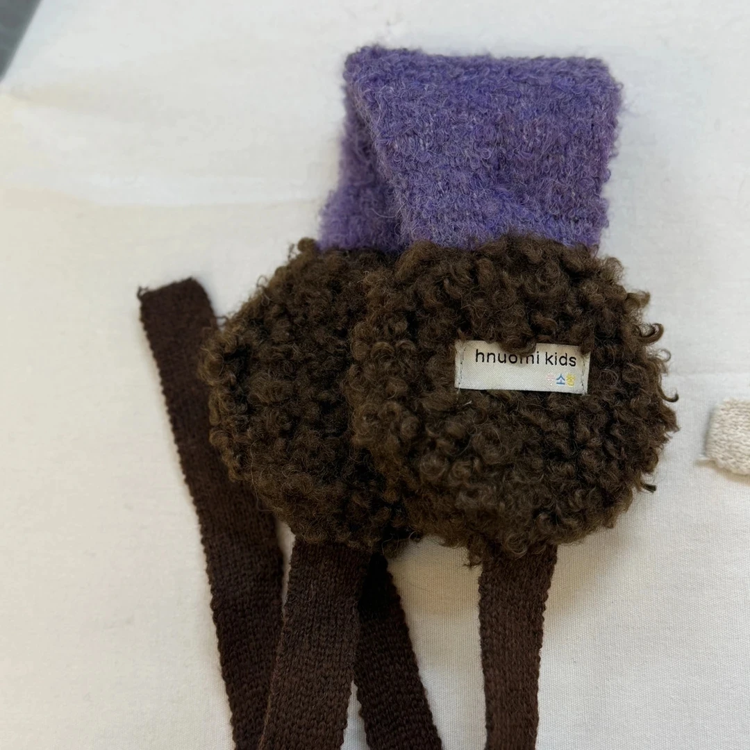 子田推荐-儿童韩系紫色耳暖