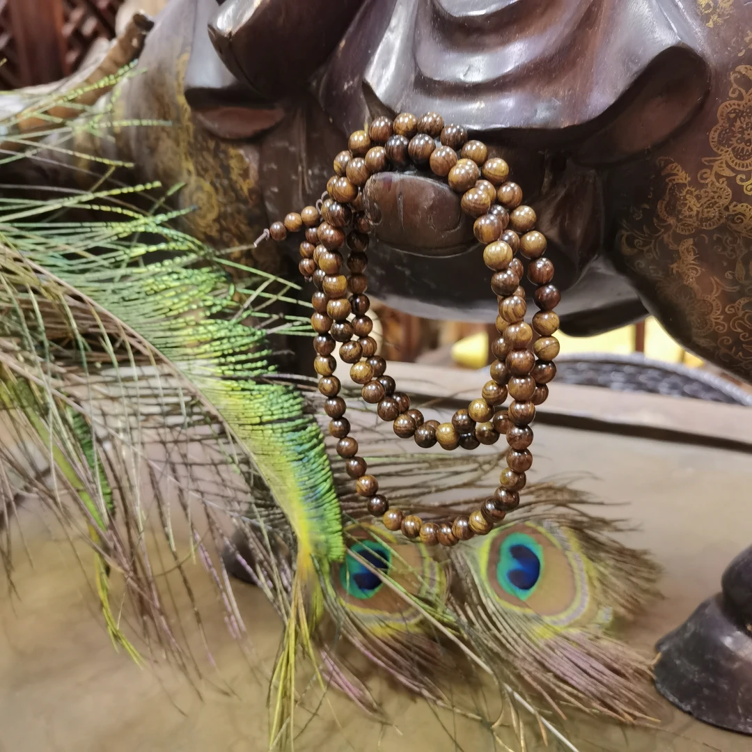 黑花梨108颗盘珠/D6