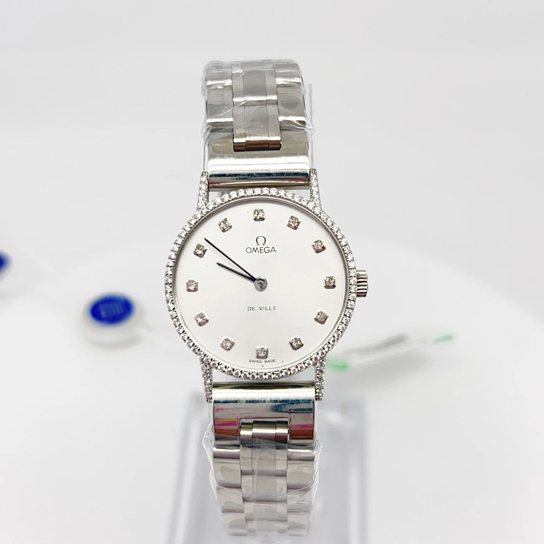 95新 Omega/欧米茄 手动机械表后钻24mm/公价32999/w10834