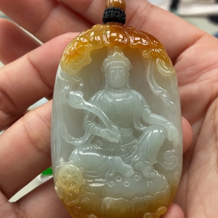 翡翠未镶嵌颈饰天然翡翠a货