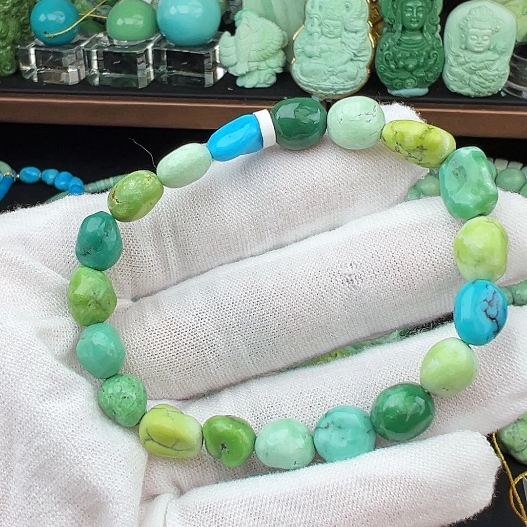 绿松石未镶嵌绿松石主播璐璐