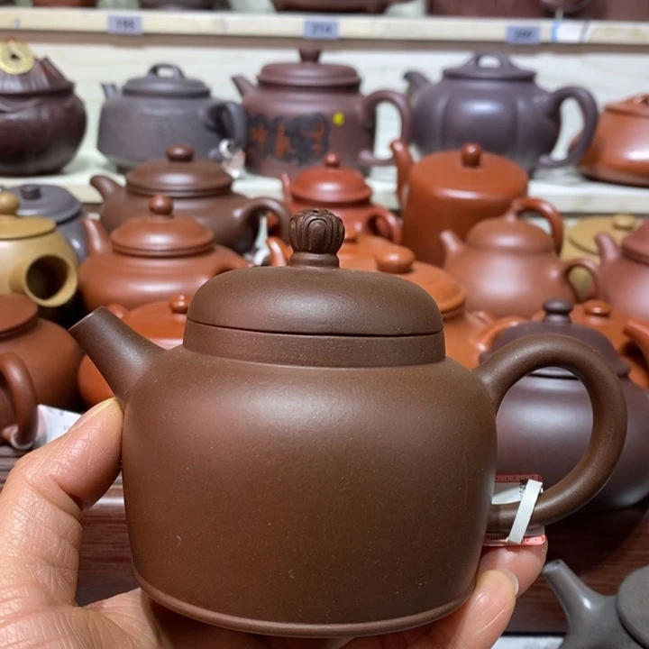 紫砂茶壶微瑕处理一把