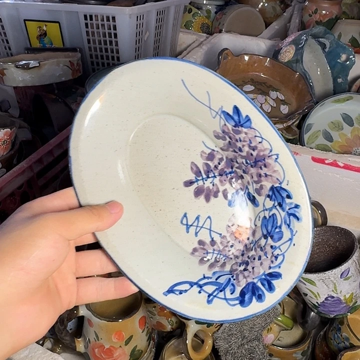 釉下彩瑕疵处理慎拍45