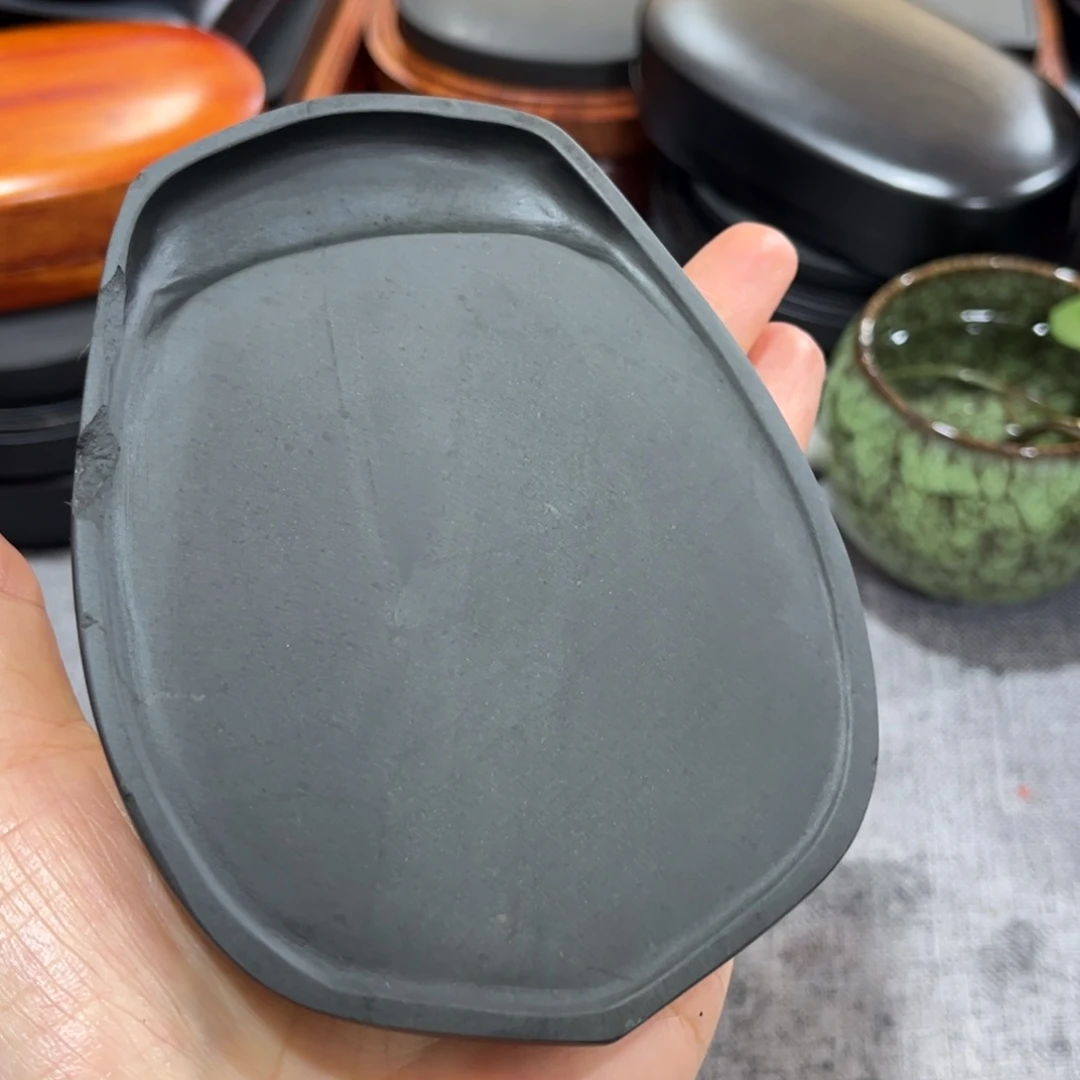 歙砚老坑眉子坑蝉砚