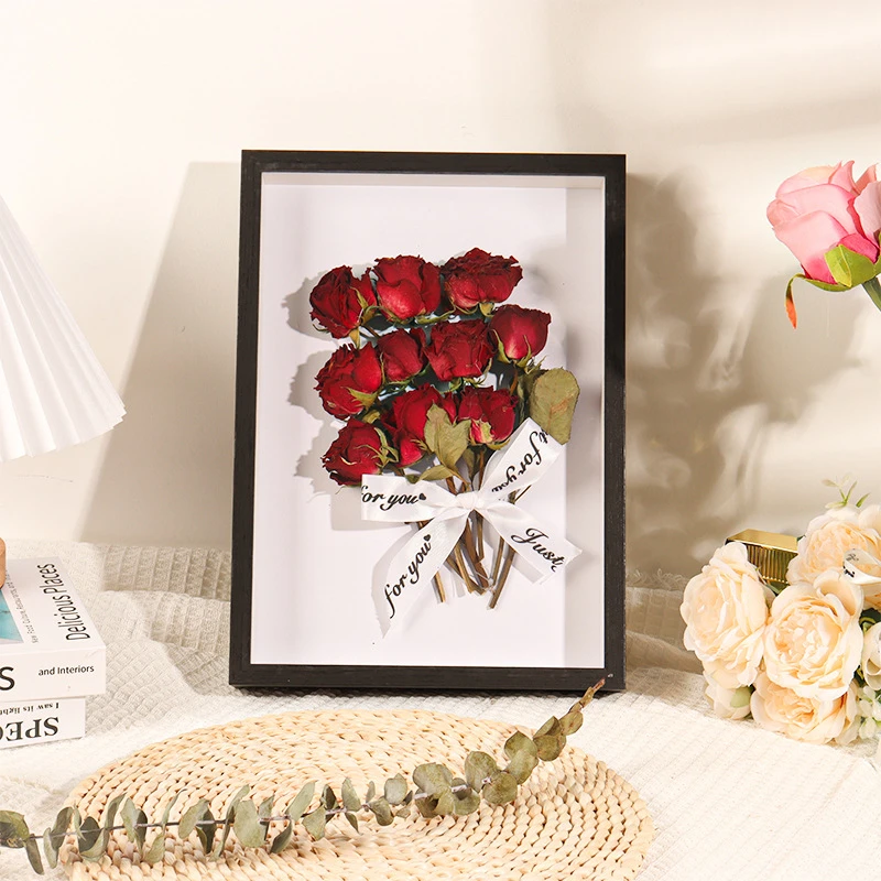 【艺凡】干花相框diy立体创意中空相框架装饰标本干花框标本框批发