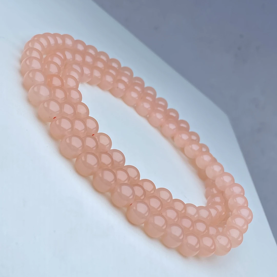427号精品藕粉108颗8mm手链多样性发一件时尚