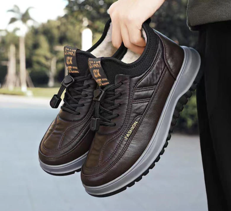 229防滑时尚雪地靴男士防水雪地靴雪地靴时尚软底加厚