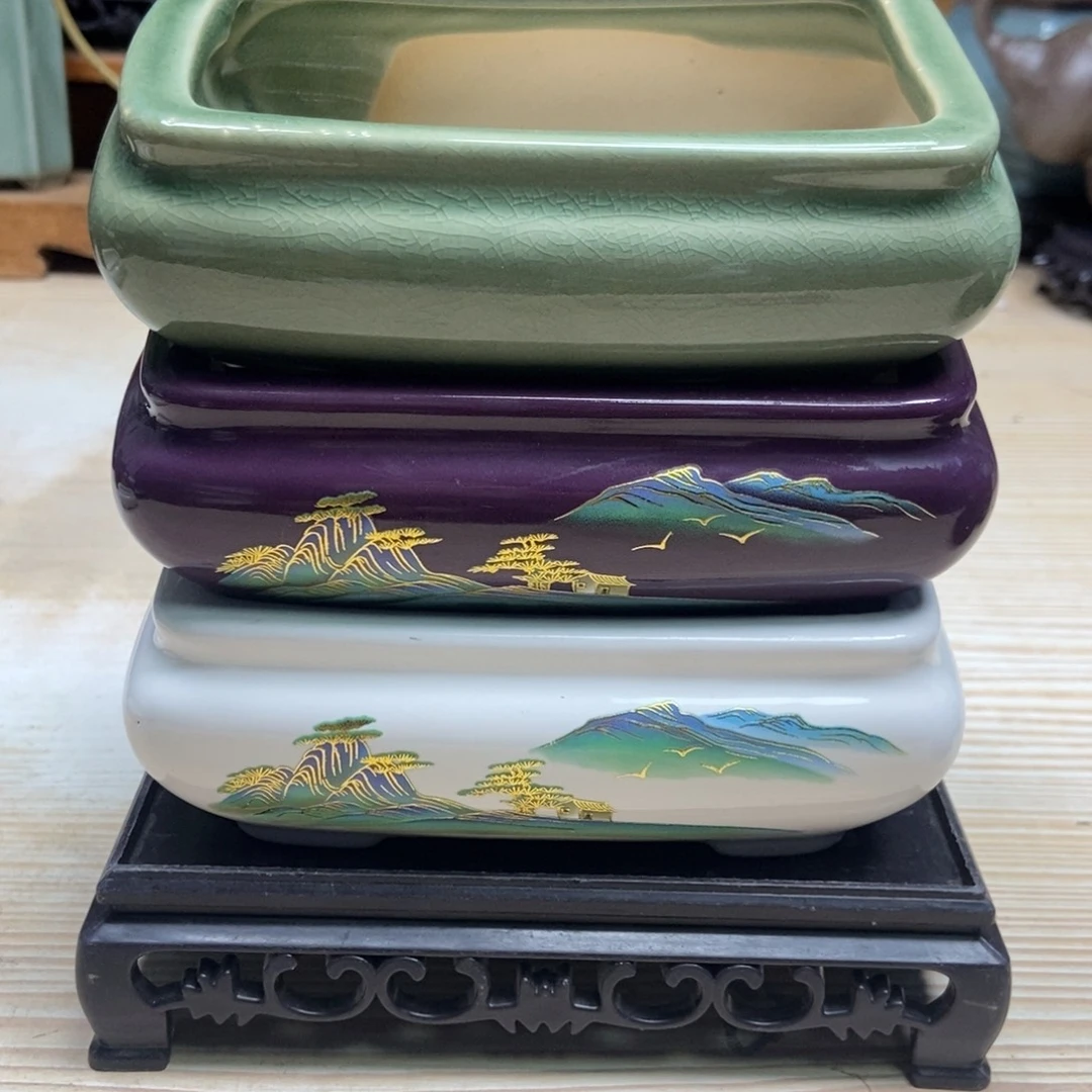 瓷片陶瓷花盆陶瓷艺术