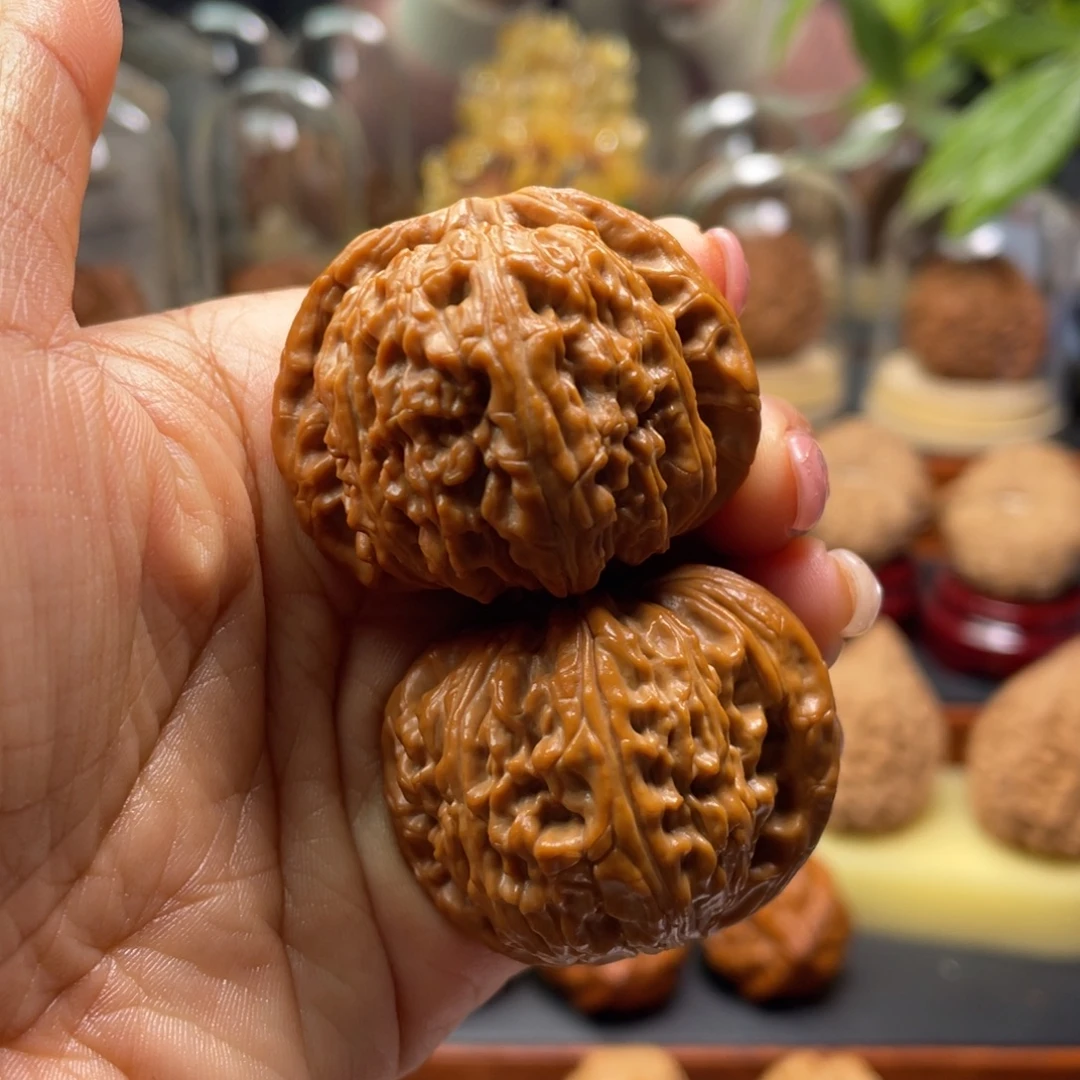 ****呀文玩核桃把件白狮子41