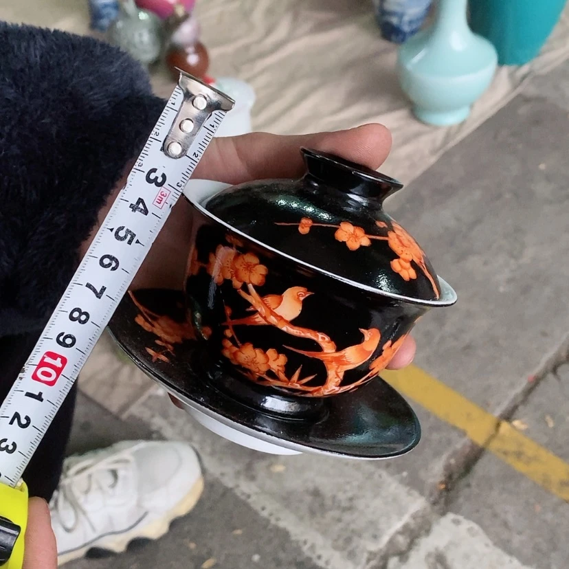 【闪购商品】瓷片紅**海景德镇现代工艺品