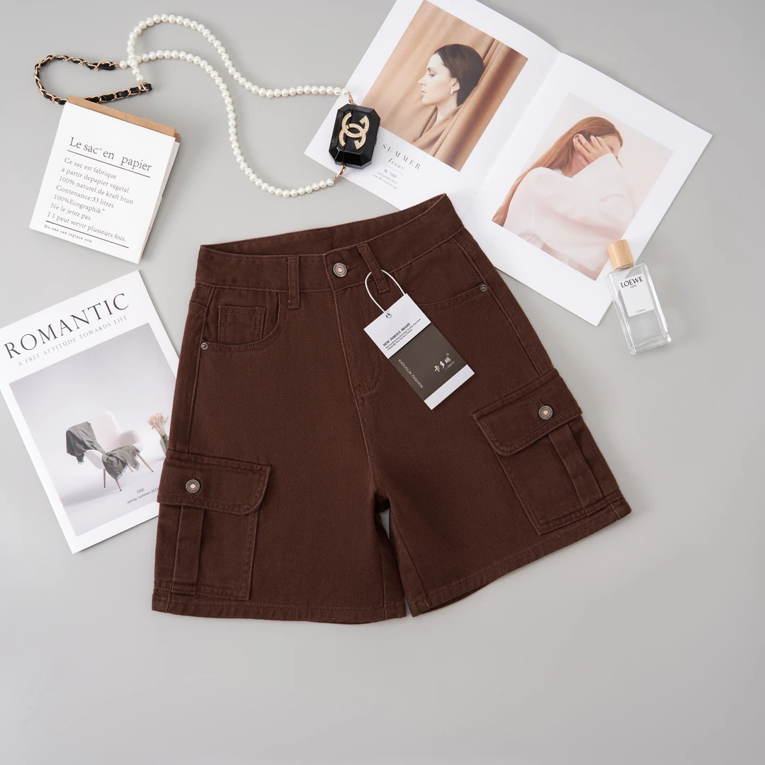 薄款大码休闲时尚宽松透气复古夏季韩版大码女短裤女