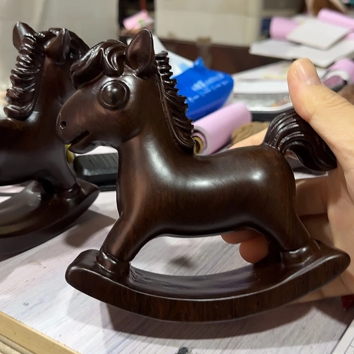 木黑檀木15木马一只