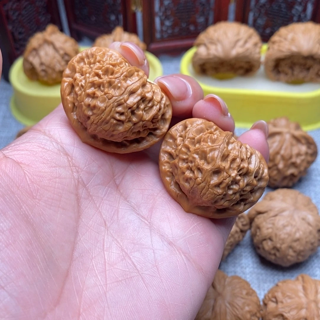 文玩核桃把件高宫灯39