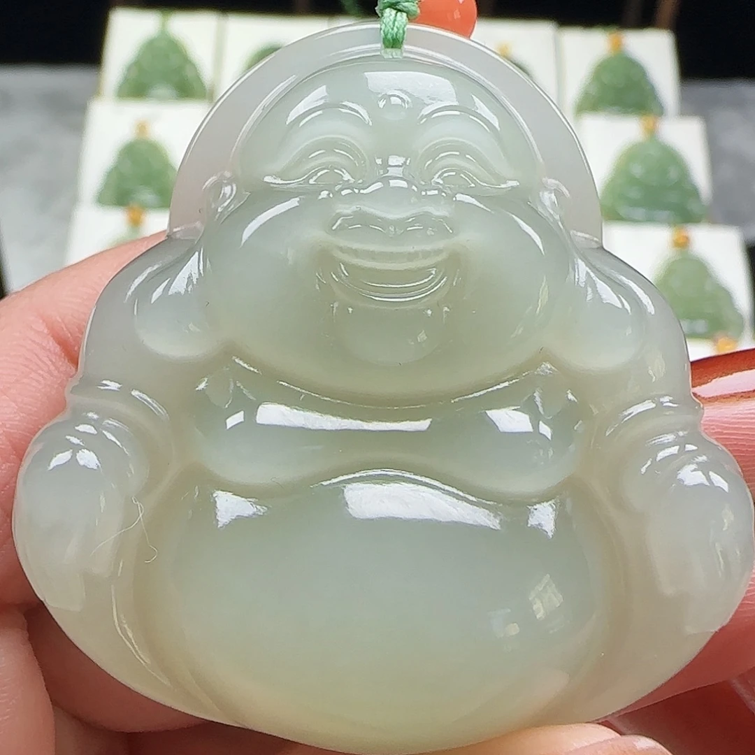 和田玉未镶嵌吊坠(赠链)