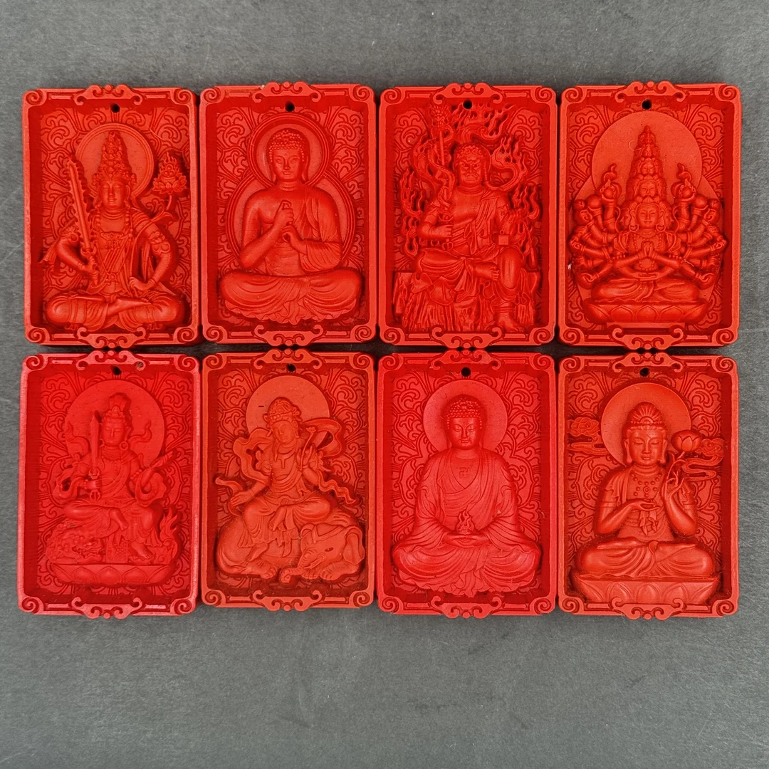 【独家】首发 纯手工大漆牌 漆器十二生肖守护神 挂牌吊坠