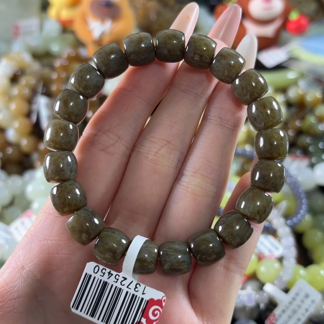 和田玉未镶嵌手链63