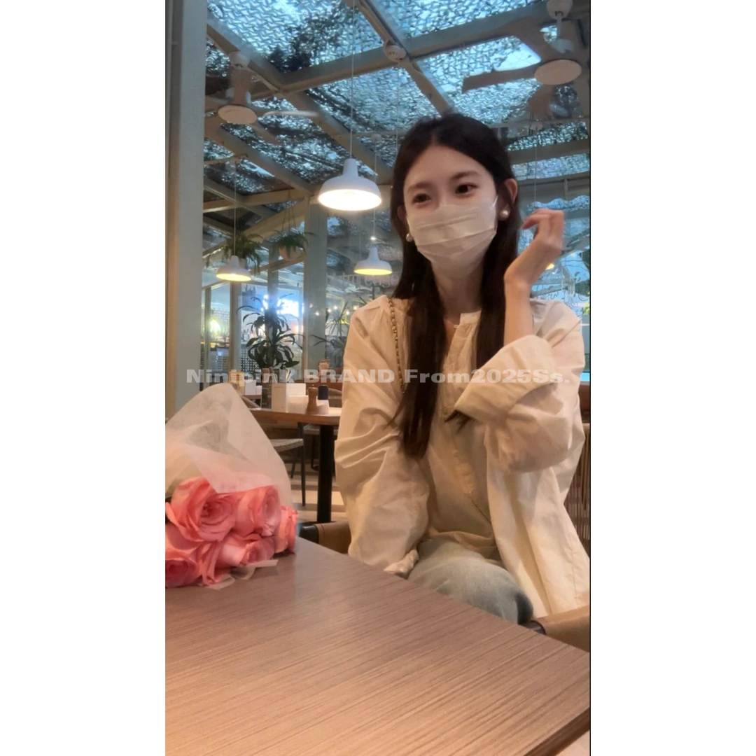 庄不腻早春新款【蒲公英】温柔娃娃衫气质显瘦衬衣宽松薄款上衣2022