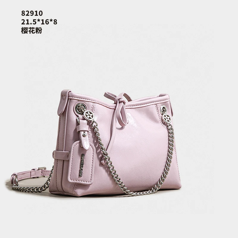 【YI CHEN】SK-82910-樱花粉-高定轻奢时尚百搭潮流女神包包