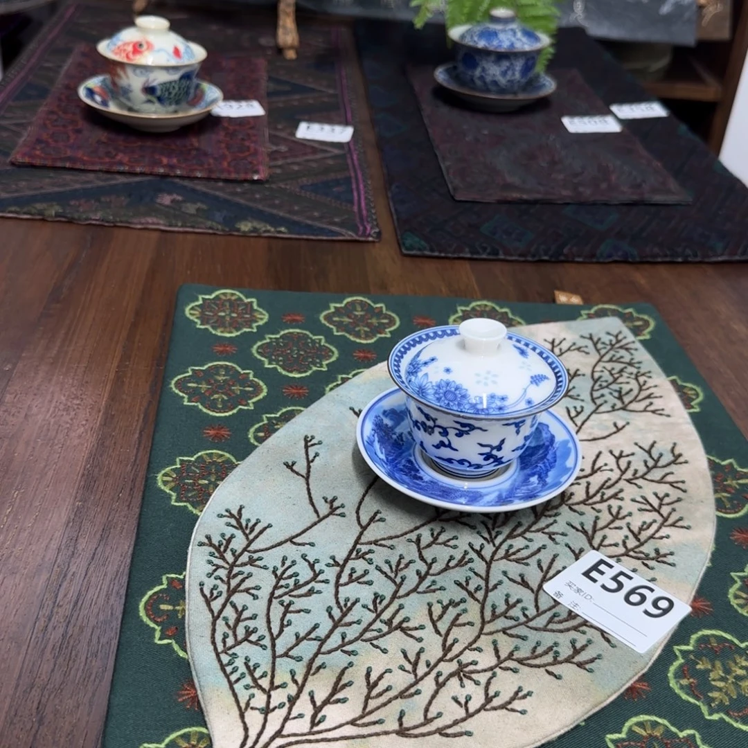 织绣14 都是一张价格三十六纺茶垫
