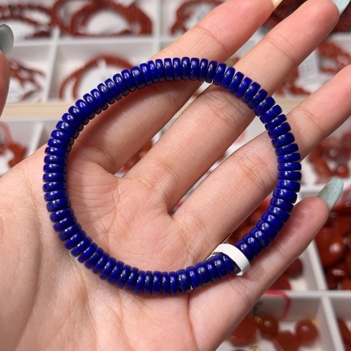 南红玛瑙未镶嵌手链精工直切药片6mm