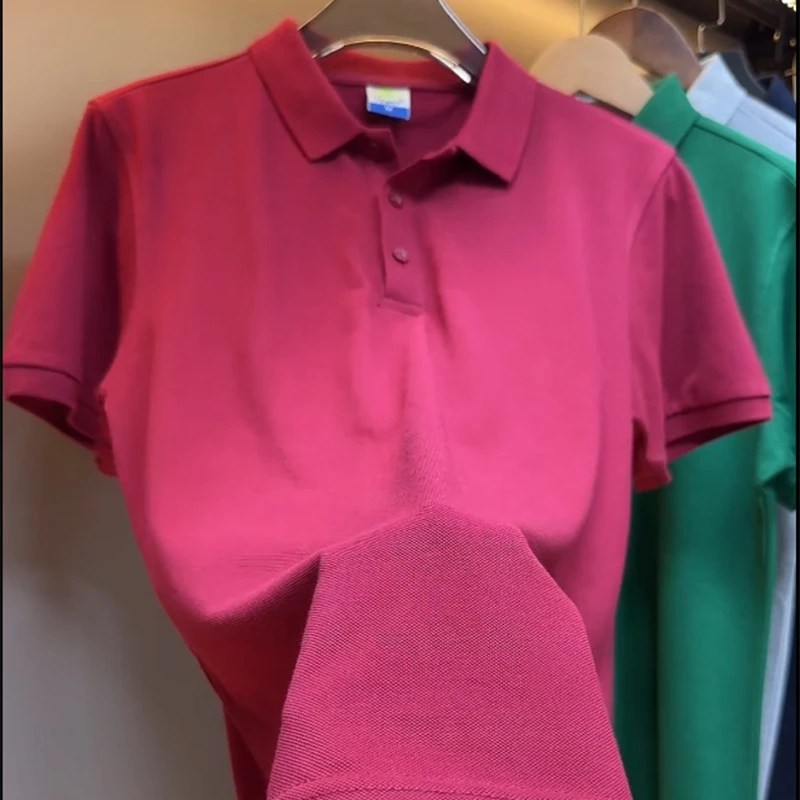 【下摆开叉~100%纯棉重磅】夏季新款POLO衫男士短袖T恤半袖男装