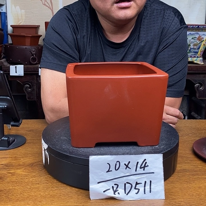 紫砂花盆货号一只D511