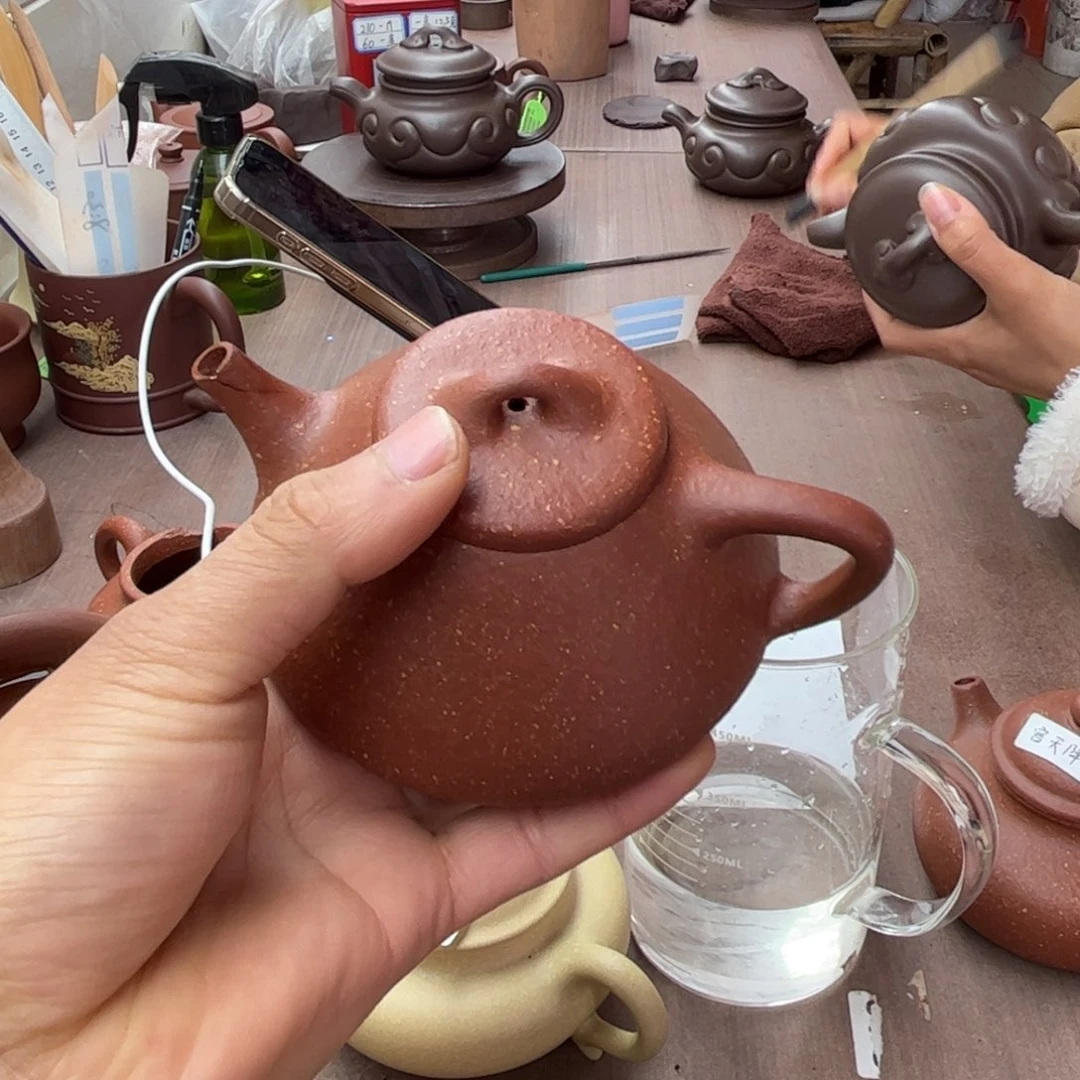 紫砂茶壶降坡泥子冶200左右瑕疵