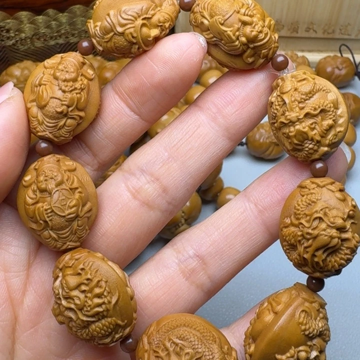 橄榄核手串/手链九龙财神