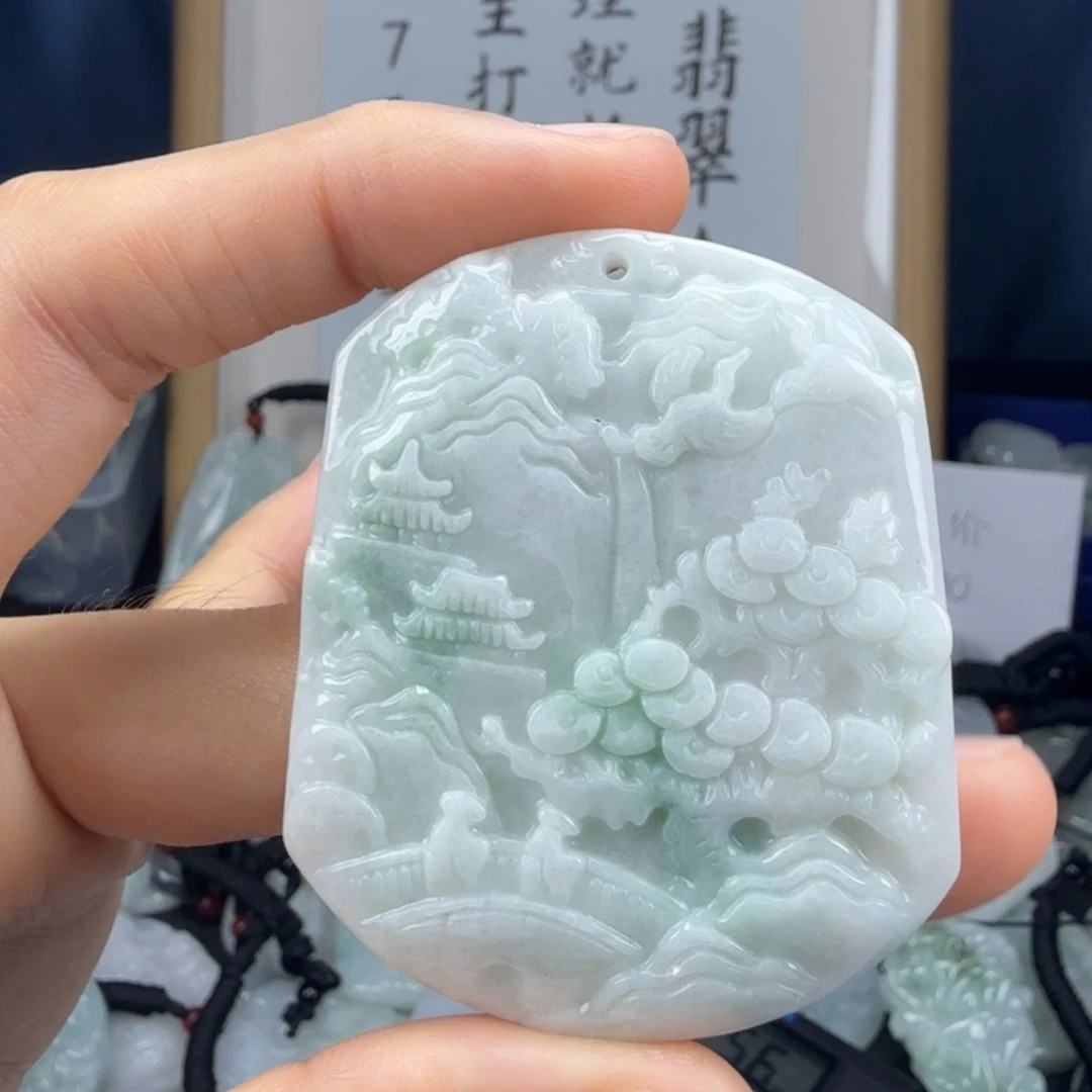 翡翠未镶嵌颈饰翡翠