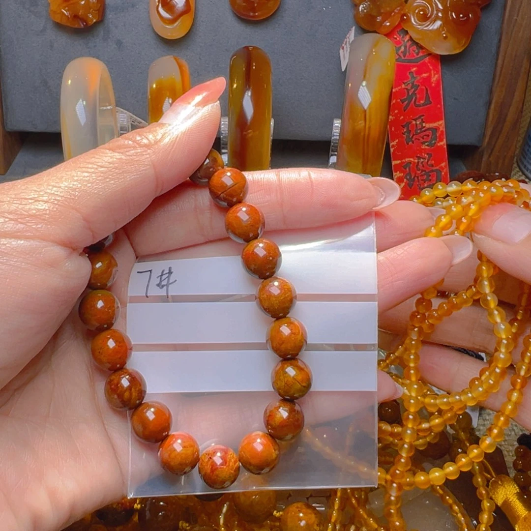 玛瑙/玉髓颈饰合金霹**侠7