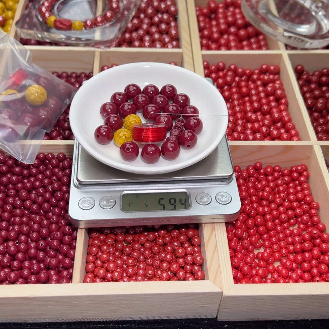 天***有天然辰砂卡12紫金砂18颗