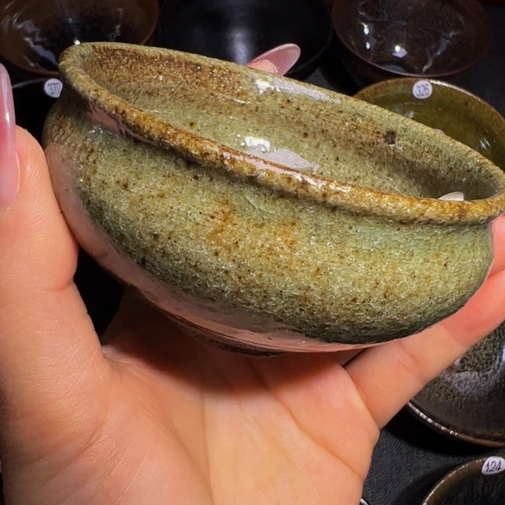 茶盏将*龙窑柴烧手工制作