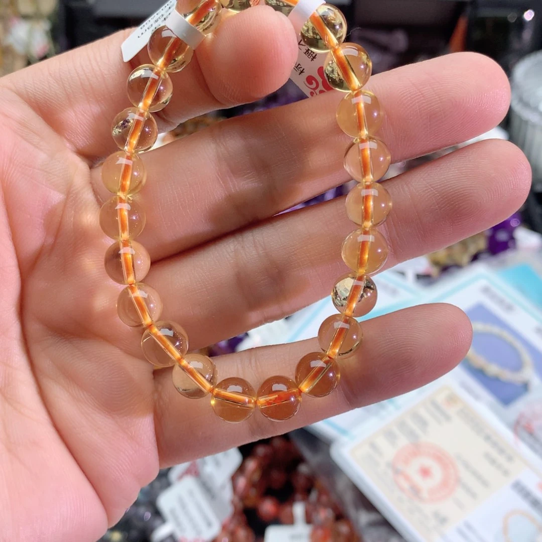 黄晶手链未镶嵌?****?黄水晶8