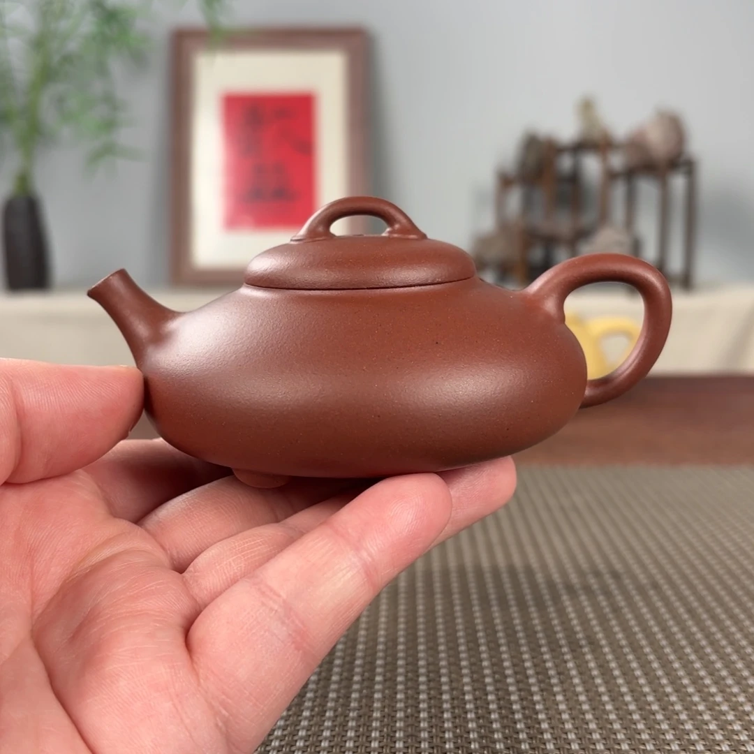 紫砂茶壶黄龙山原矿紫砂壶160