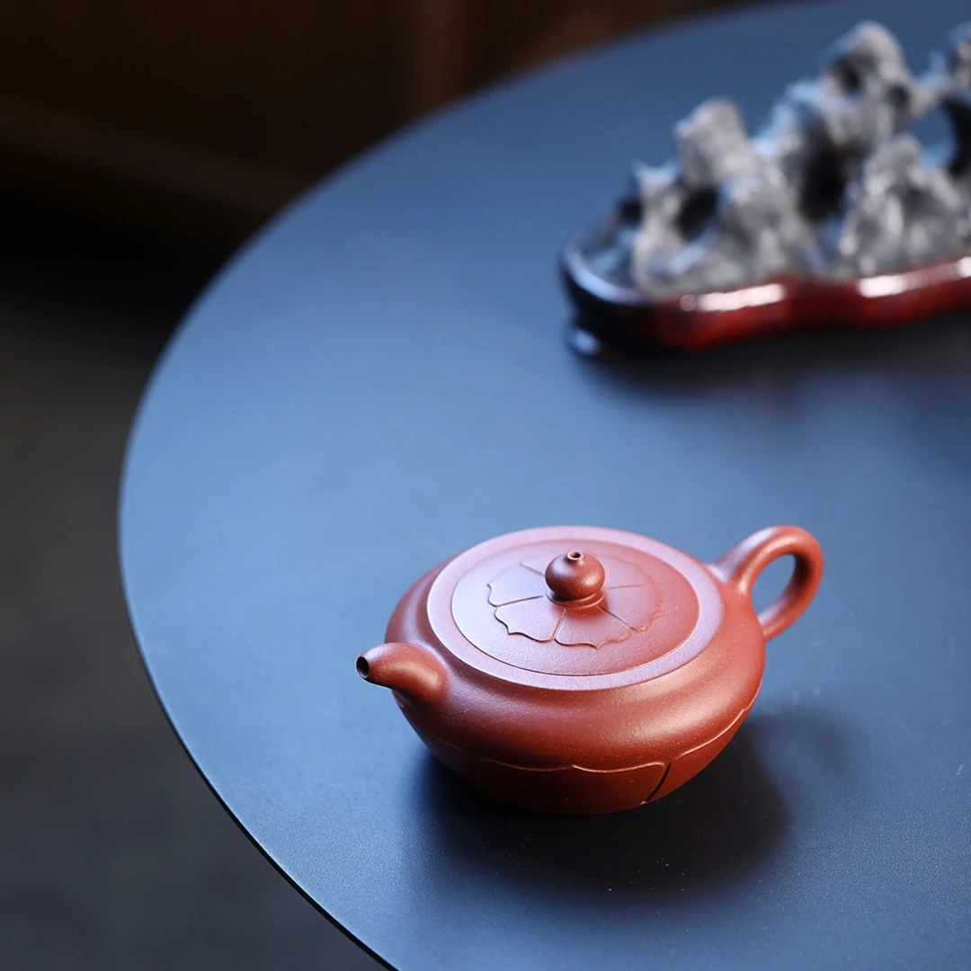 储集泉之女【菩提花开】 储蓁 手工壶降坡家用茶具 宜兴紫砂壶