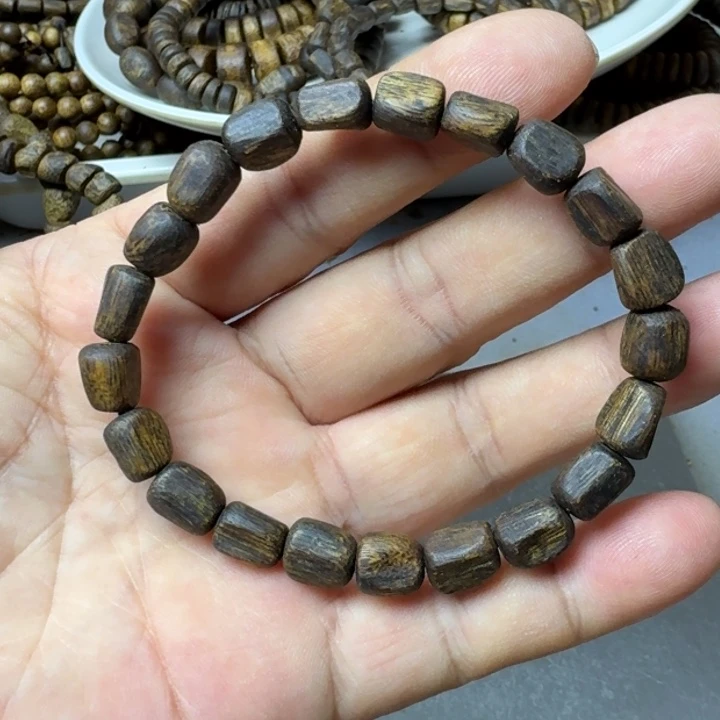 沉香手串空****?张勺子手串6克加