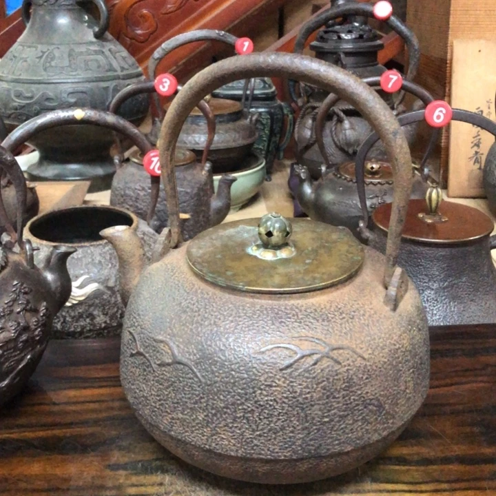 龙文堂群雁南归壶
