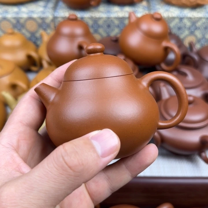 野***派茶壶紫砂小煤窑朱泥