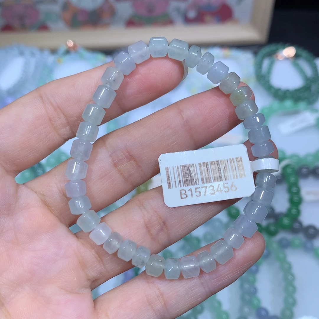 翡翠未镶嵌手链天然