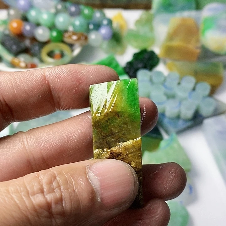 翡翠散珠天然翡翠A货